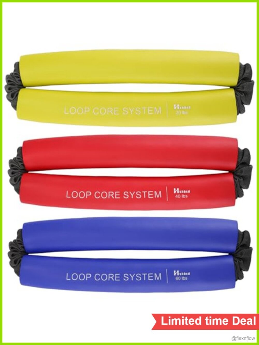 Hip and Core Resistance Band System for Glute Workouts